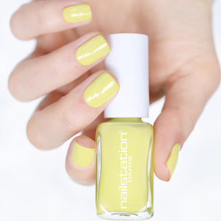avocado | Yellow nail polish