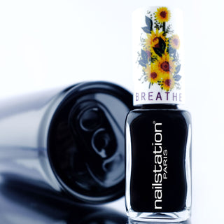black hole |  Breathable and water permeable nail polish | Black