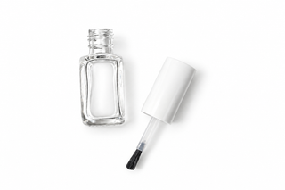 10 empty nail polish bottle