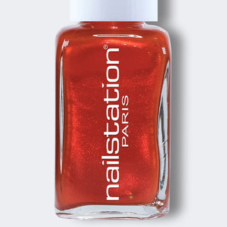 audacieuse | Shimmer Red Nail Polish | Nailstation Paris
