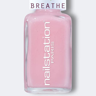 barbe à papa |  Breathable and water permeable nail polish | Shimmer pink nail polish