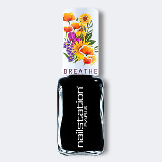 black hole |  Breathable and water permeable nail polish | Black