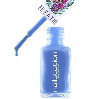 bleu de brigitte  |  Breathable and water permeable nail polish | Blue