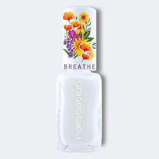 aura | Breathable and water permeable nail polish | Semi-transparent milky white