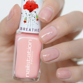 lodos, Breathable and water permeable nail polish, Semi-transparent French peach