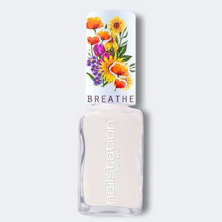 callison |  Breathable and water permeable nail polish | Shimmer milky white