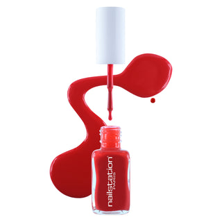 chance en chine | Red nail polish