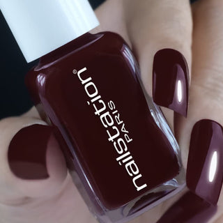 darkness | Maroon nail polish