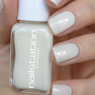 fantastical | Shimmer white nail polish