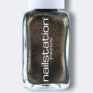 gold hazel | Gold shimmer nail polish
