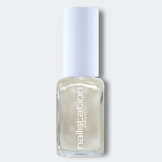 instant suprême | Glittery transparent white "Glazed Donut Effect" in one coat