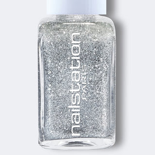 kaftan queen | SIlver shimmer nail polish
