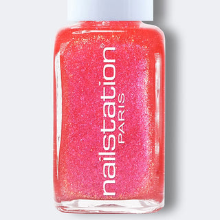 la superba | Glitter pink nail polish
