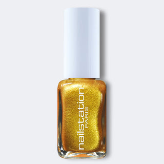 matte metal gold | Shimmer nail polish