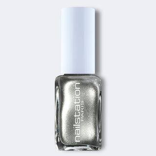 matte metal silver | Shimmer nail polish