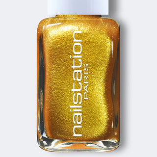matte metal gold | Shimmer nail polish