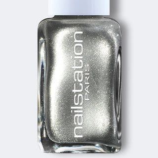 matte metal silver | Shimmer nail polish