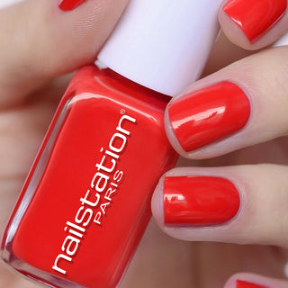 movie star | Red - orange nail polish