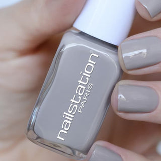 office hours | Grey nail polish