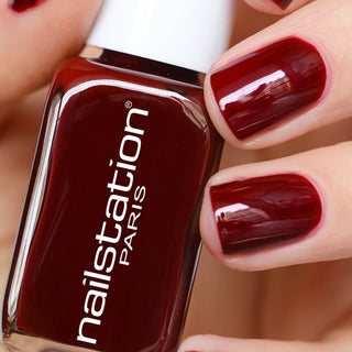 palpitation | Red nail polish