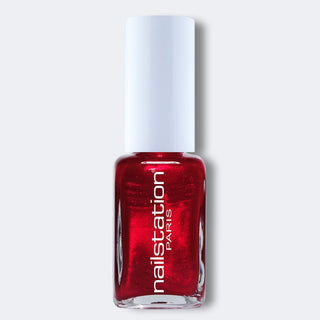 pigalle show | Red shimmer nail polish