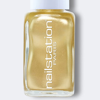 règle d'or | Gold shimmer nail polish