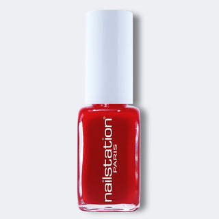 Rouge, red nail polish by nailstation Paris - opaque and ultra-glossy