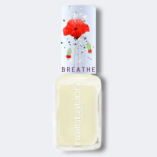 vaniglia | Breathable and water permeable nail polish | Pastel yellow