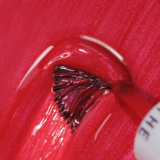 Vermillon – Breathable Nail Polish Red Shimmer – Nailstation Paris