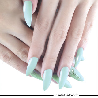 bon voyage | Blue-green nail polish